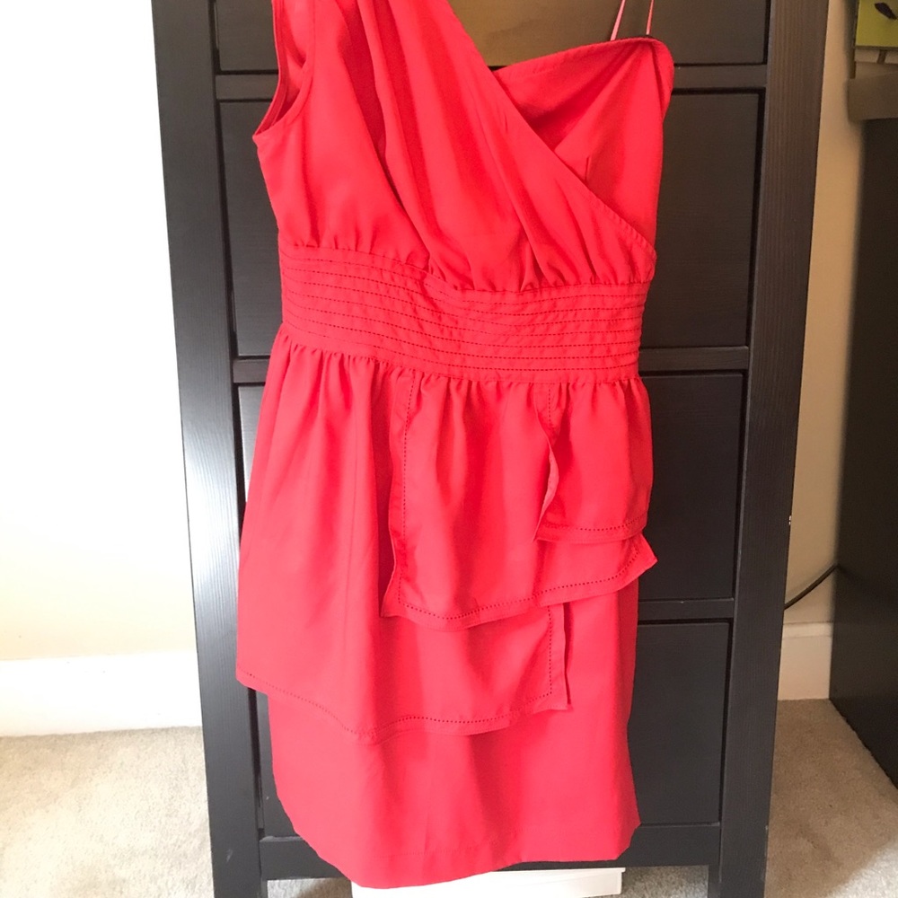 Hot red dress